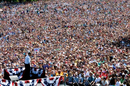 Obama crowd